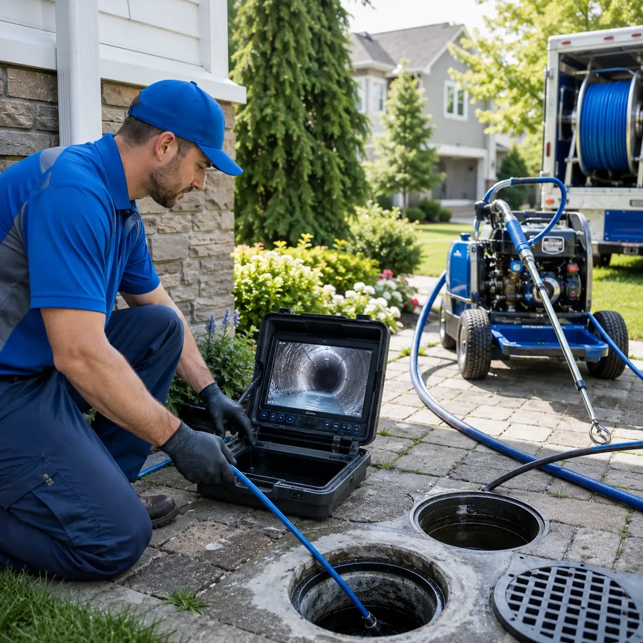 Outdoor drain cleaning professionals serving Plainville, MA